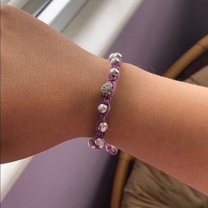 Purple Adjustable Bracelet